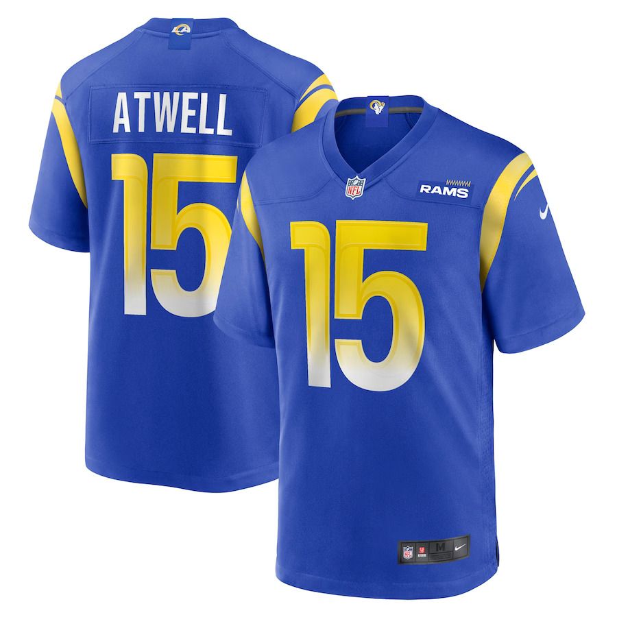 Men Los Angeles Rams #15 Tutu Atwell Nike Royal Game Player NFL Jersey->los angeles rams->NFL Jersey